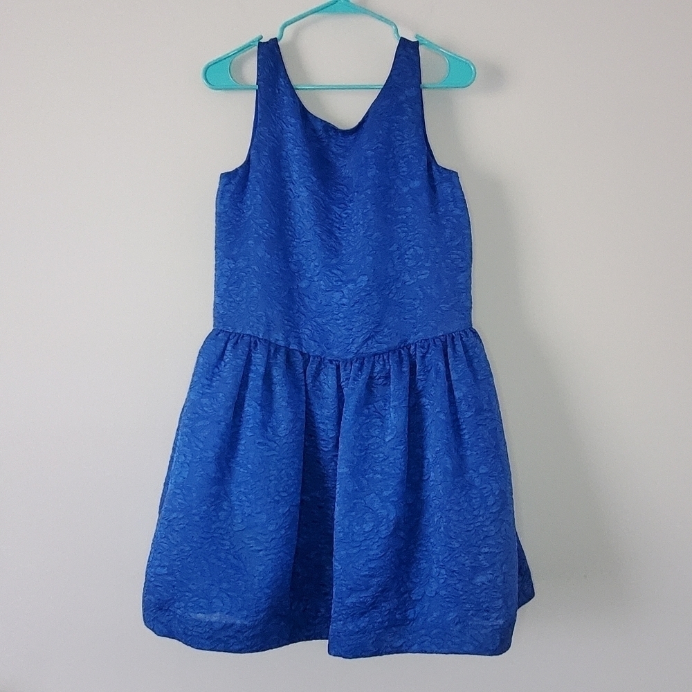 BCBGMaxAzria Blue Prom Dress Small - Picture 2 of 8